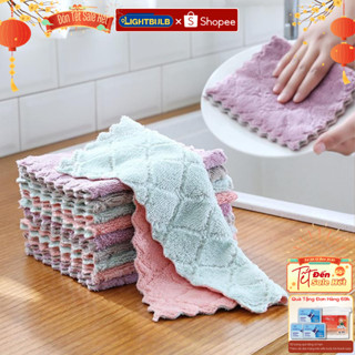 Khăn Lau Bếp 2 Mặt Tiện Dụng - COMBO 50 Khăn Lau Chén Bát Đa Năng Tải Sử Dụng Nhiều Lần
