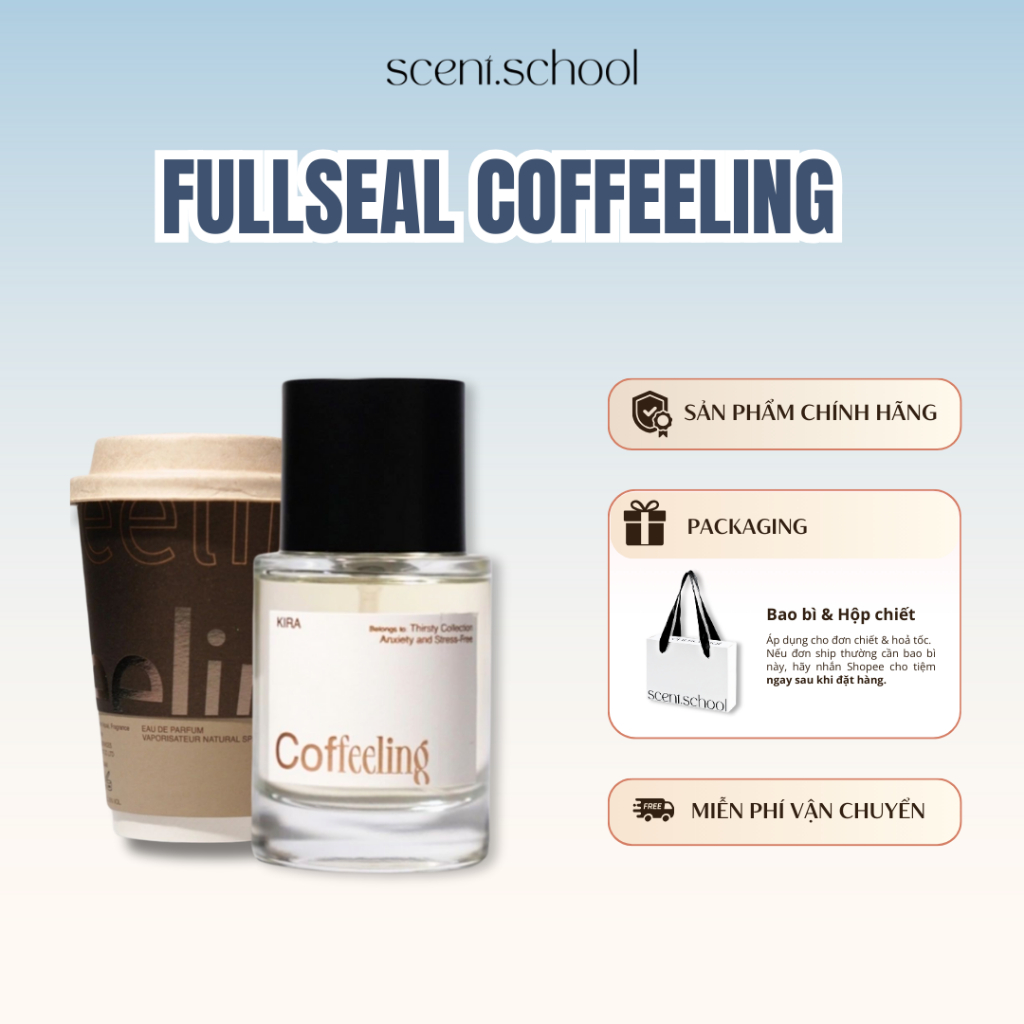 Nước hoa Fullseal Coffeeling | Nước hoa Unisex | Scent.school Perfume
