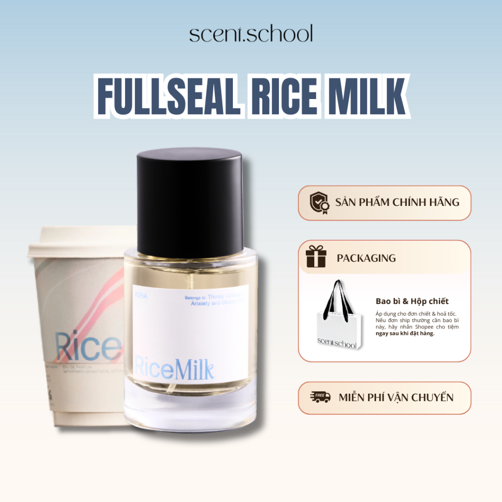 Nước hoa Fullseal Rice Milk | Nước hoa Unisex | Scent.school Perfume