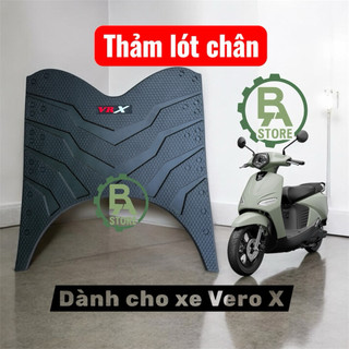 Thảm lót chân dành cho xe điện Vinfast VERO X, VENTO S, Thảm lót sàn xe điện VERO X cao su dày dẻo chống trơn trượt