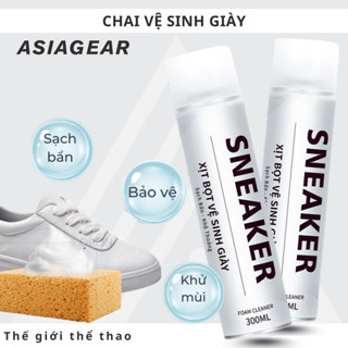 Chai Xịt Tạo Bọt Vệ Sinh Giày Tiện Lợi , Chai Vệ Sinh Giày Khô Sạch Và Khử Mùi Hôi Giày
