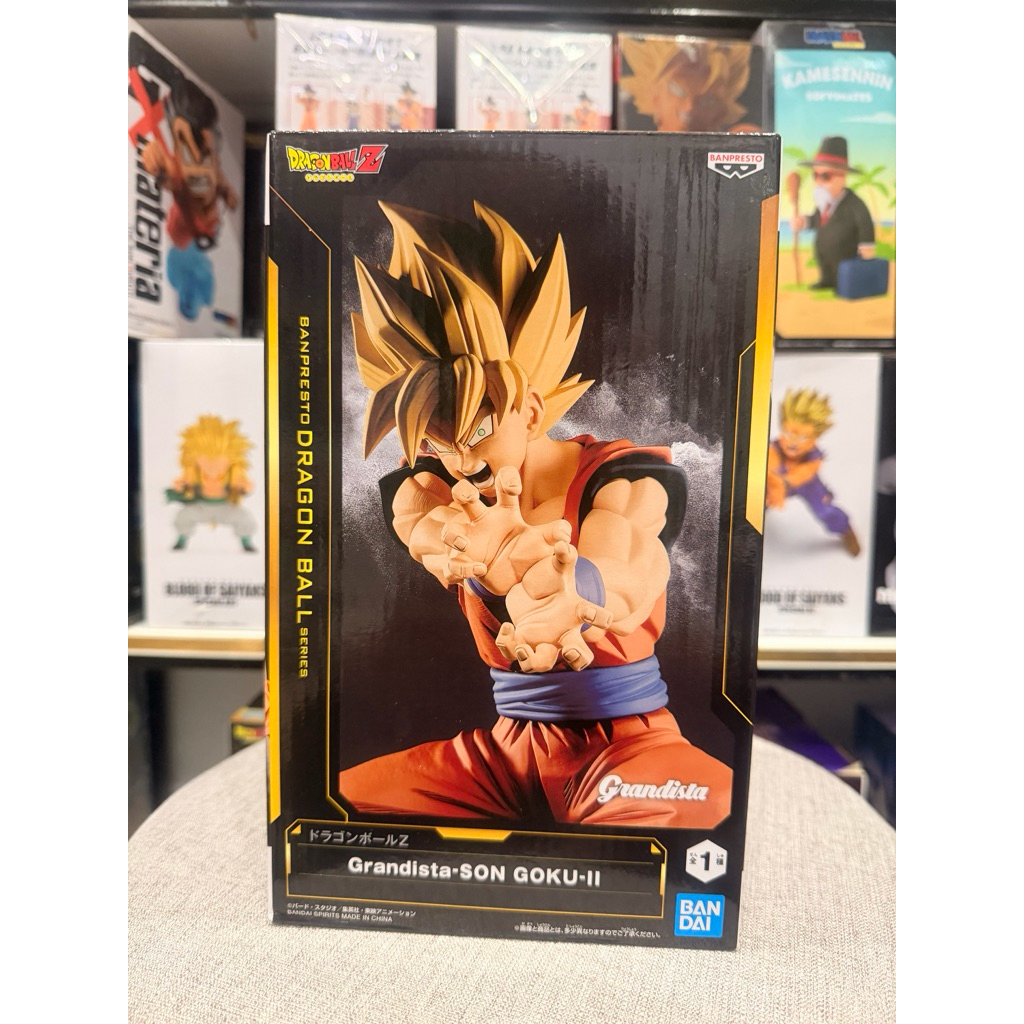 Dragon Ball Songoku ssj2 Grandista chính hãng to nặng mặt cực nét đồ decor máy tính quà tặng vegeta 