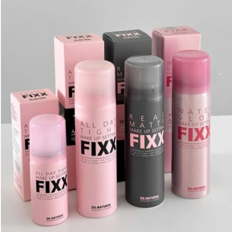[SO.NATURAL] Xịt Khóa Makeup Toàn Diện FIXX So Natural Tia Mịn, Giữ Lâu