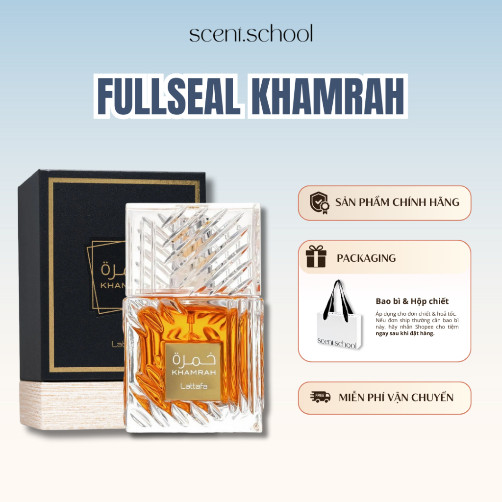 Nước hoa Fullseal Khamrah EDP | Nước hoa Unisex | Scent.school Perfume
