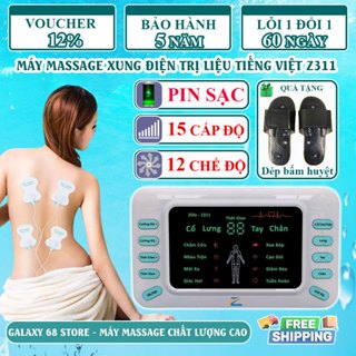  Máy Massage Xung Điện Trị Liệu Toàn Thân Z311 Máy Mát Xa Châm Cứu Pin Sạc Giảm Đau Nhức Hiệu Quả 
