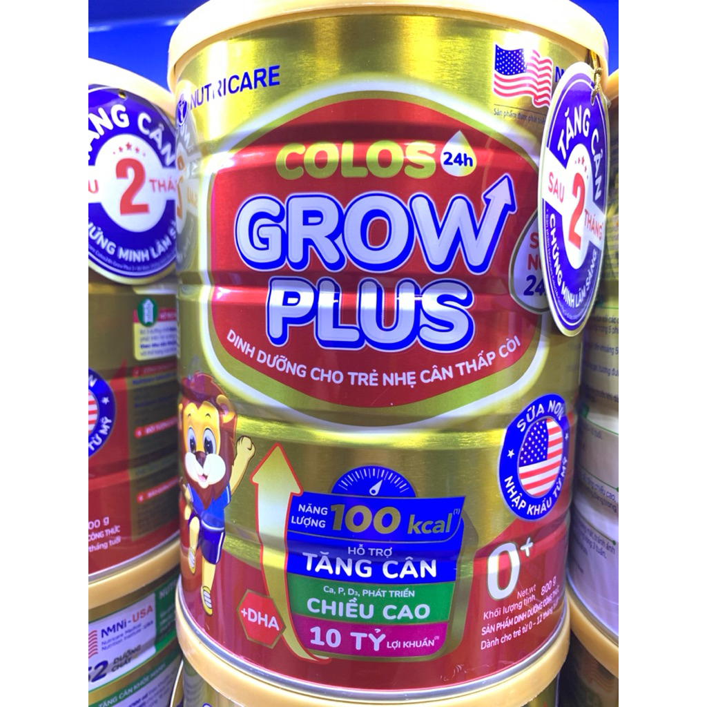Nutricare sữa bột Colos grow plus sữa non 24h của nutricare dinh dưỡng cho bé .