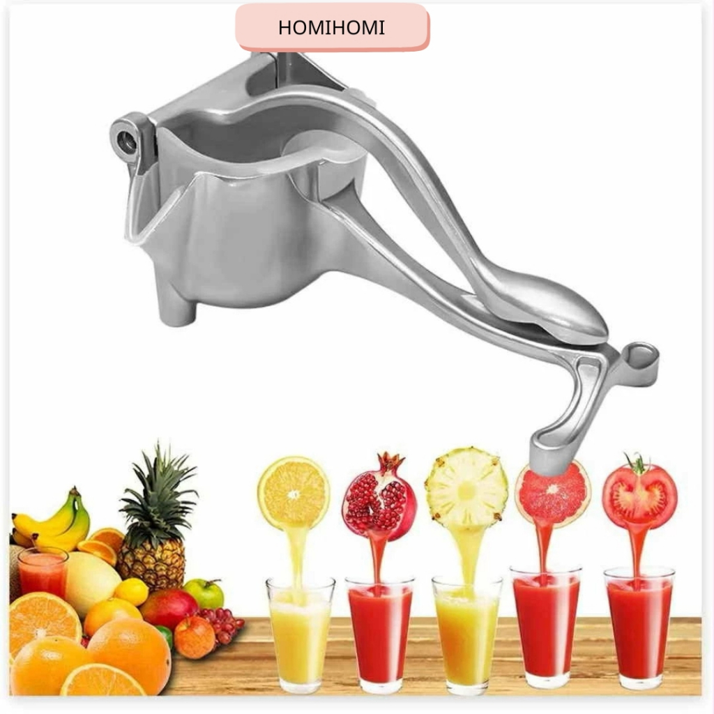 Ép hoa qủa cầm tay 24cm,dụng cụ ép trái cây chất liệu gang,máy ép chậm mini cầm tay