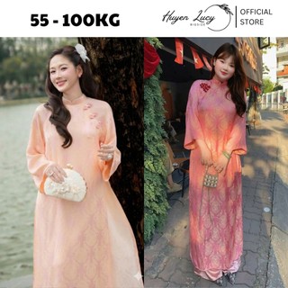 [BST TẾT 2026] ÁO DÀI CẨM YÊN thiết kế 4 tà dáng suông cách điệu cổ tàu điệu đà đi chơi tết chụp ảnh Huyền Lucy Bigsize