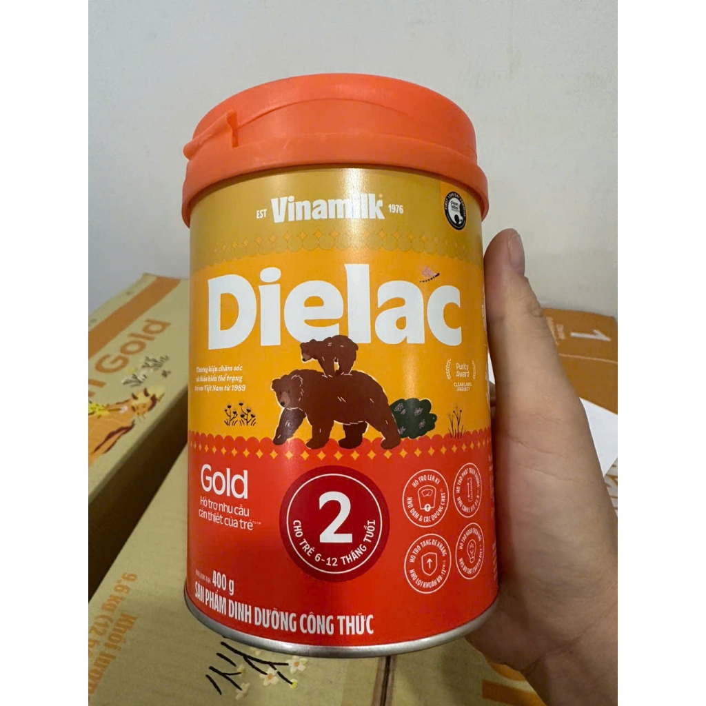 Sữa bột Dielac gold 2 400g( cho bé 6-12 tháng)
