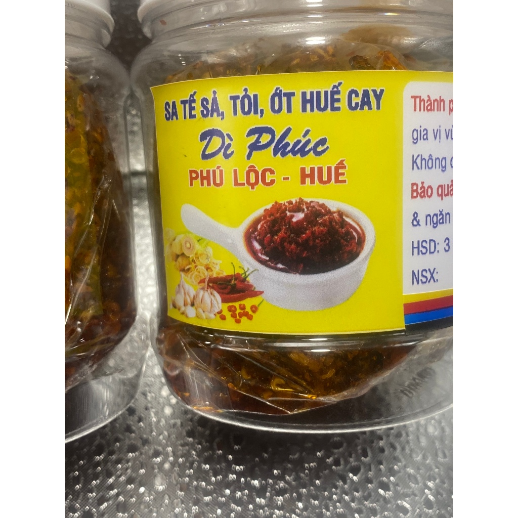 Sa tế rim tỏi xả thơm và cay hũ 200 g