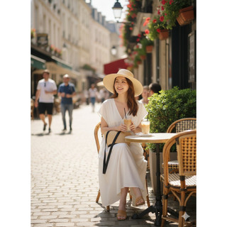 [HỎA TỐC HCM] Đầm maxi oversize cổ V tay cánh dơi