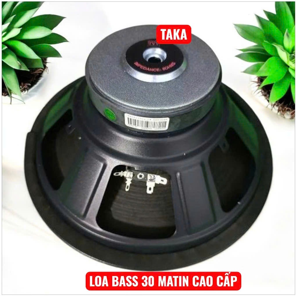 Loa bass 30 Matin gân vải tẩm dầu từ 126mm màng sóng coil 38  chất hay – 1 chiếc