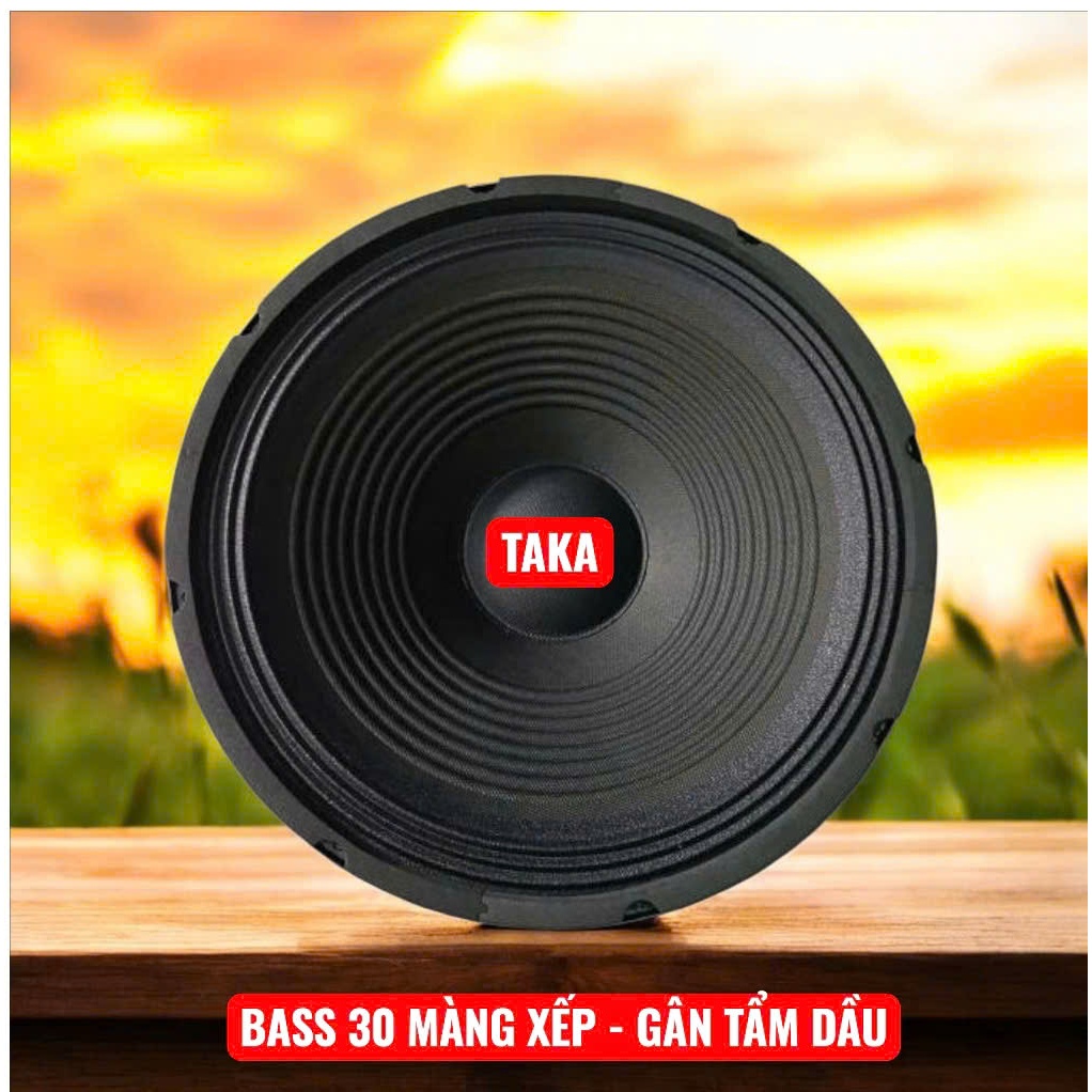Loa bass 30 Matin gân vải tẩm dầu cao cấp từ 126mm màng sóng coil 38 – bass siêu mạnh – 1 chiếc