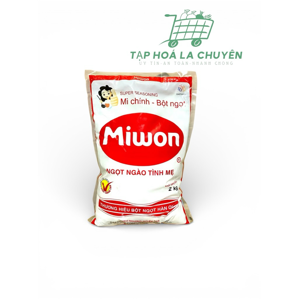Bột ngọt Miwon gói lớn 2kg, vị ngọt tự nhiên