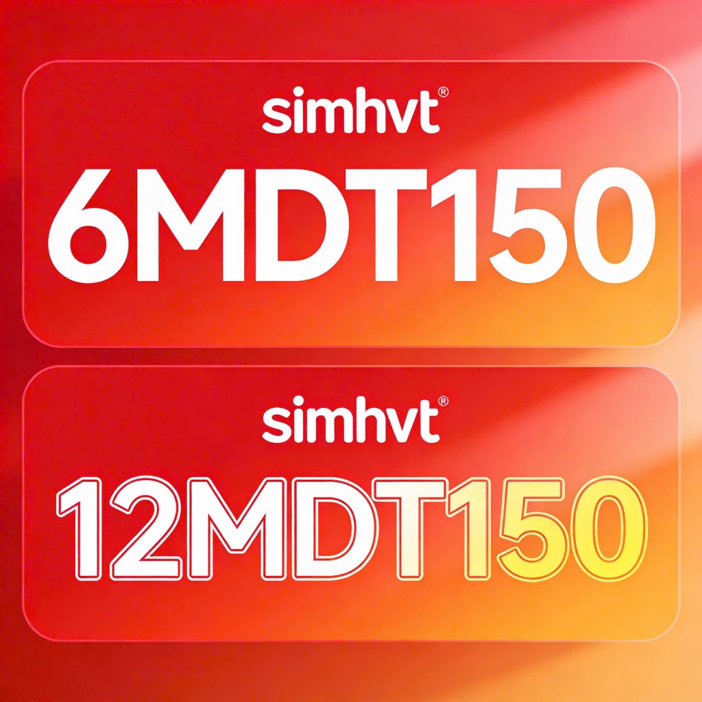 SIM MobiFone 6MDT150 | Nghe Gọi + Data 6 Tháng | Đã Kích Hoạt | Dùng Ngay
