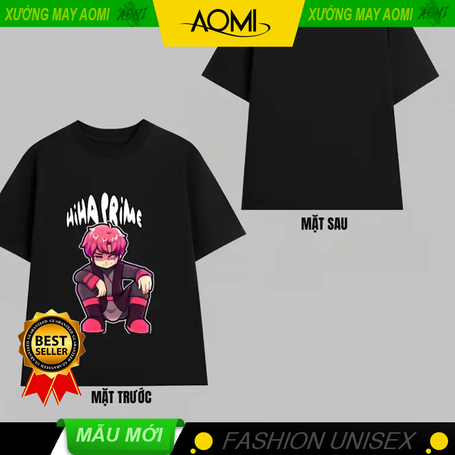 Áo Thun Anime Hiha Prime - Rồng Vàng Navi