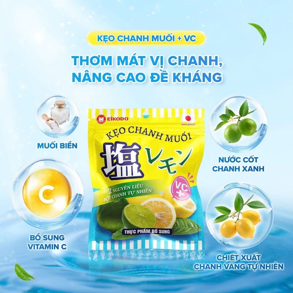 Kẹo Chanh Muối Eikodo 230g