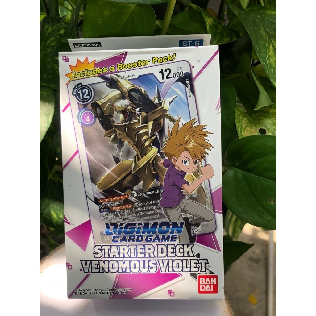 Hộp bài Digimon TCG: Starter Deck: Venomous Violet