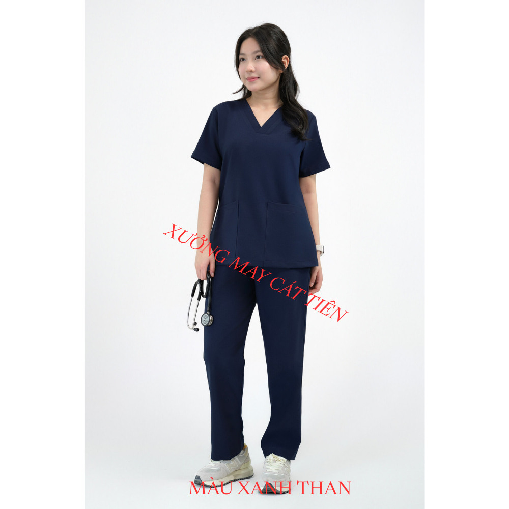 Đồng Phục Spa, Bộ Đồ Scrubs Bác Sĩ, Bộ Quần Áo Y Tế,Blouse Dược Sĩ, Đồng Phục Phẫu Thuật Vải Lon