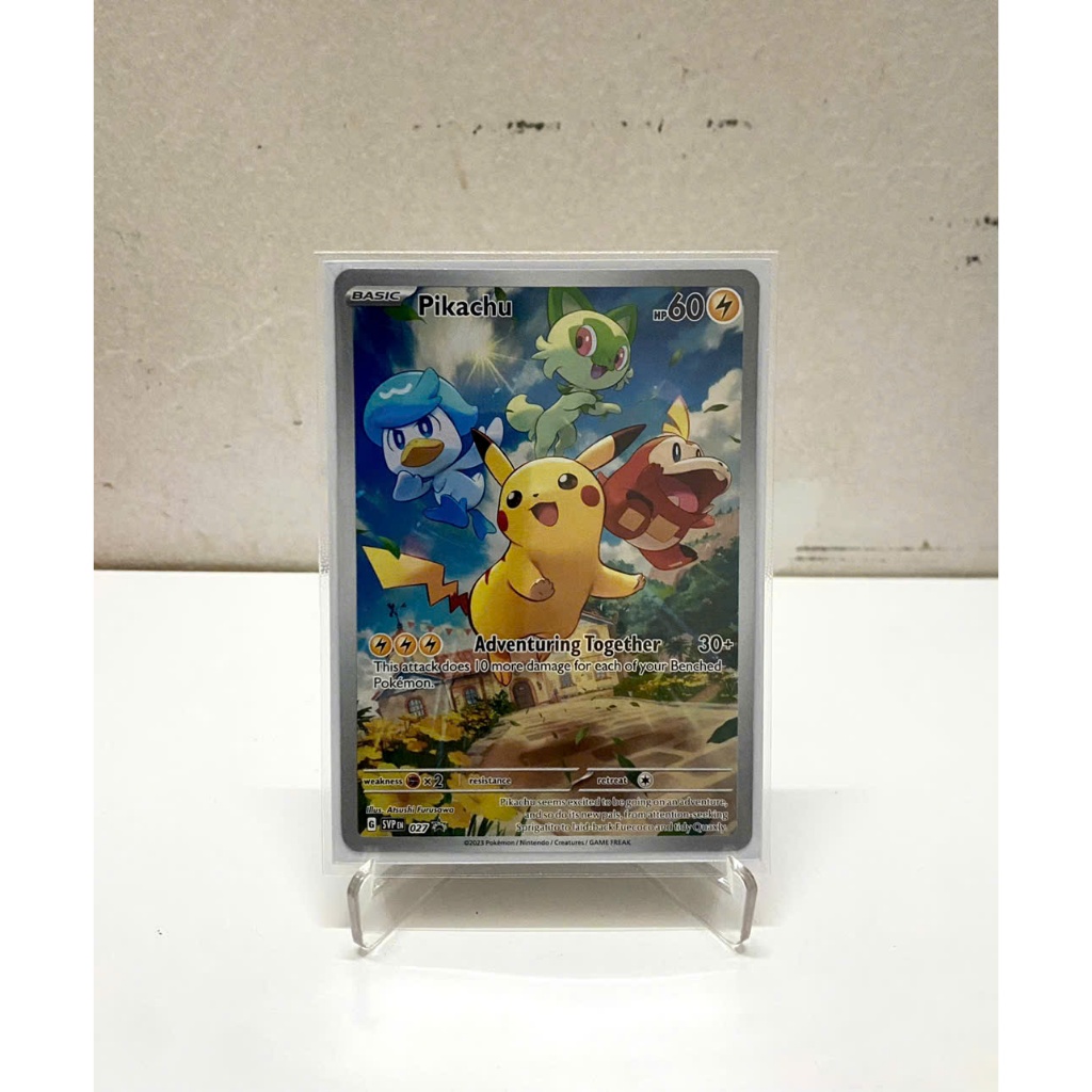 Thẻ Pokemon TCG English Promo Scarlet and Violet Pikachu [SVP 027]