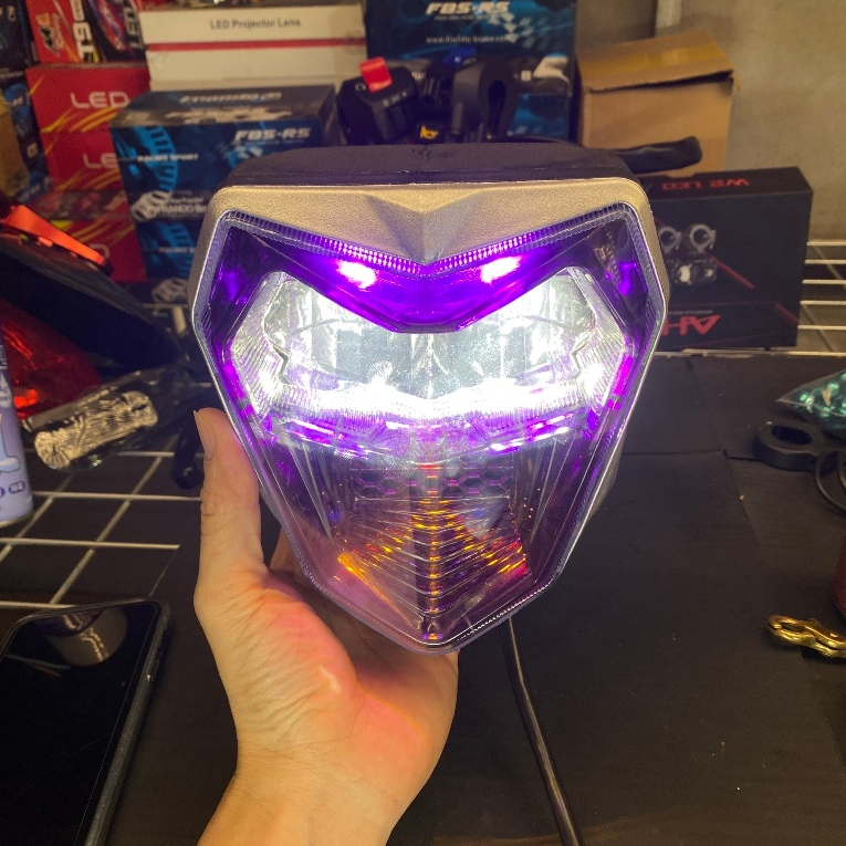 Zinpat Đèn Xe Điện 133 12-48V Tặng Pat Gắn Nhiều Màu Lựa Chọn Tăng Chiếu Sáng An Toàn Ban Đêm