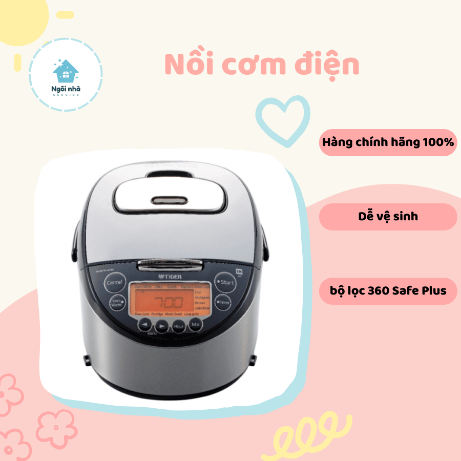 Nồi cơm điện cao tần Tiger JKT-D10V / JKT-D18V
