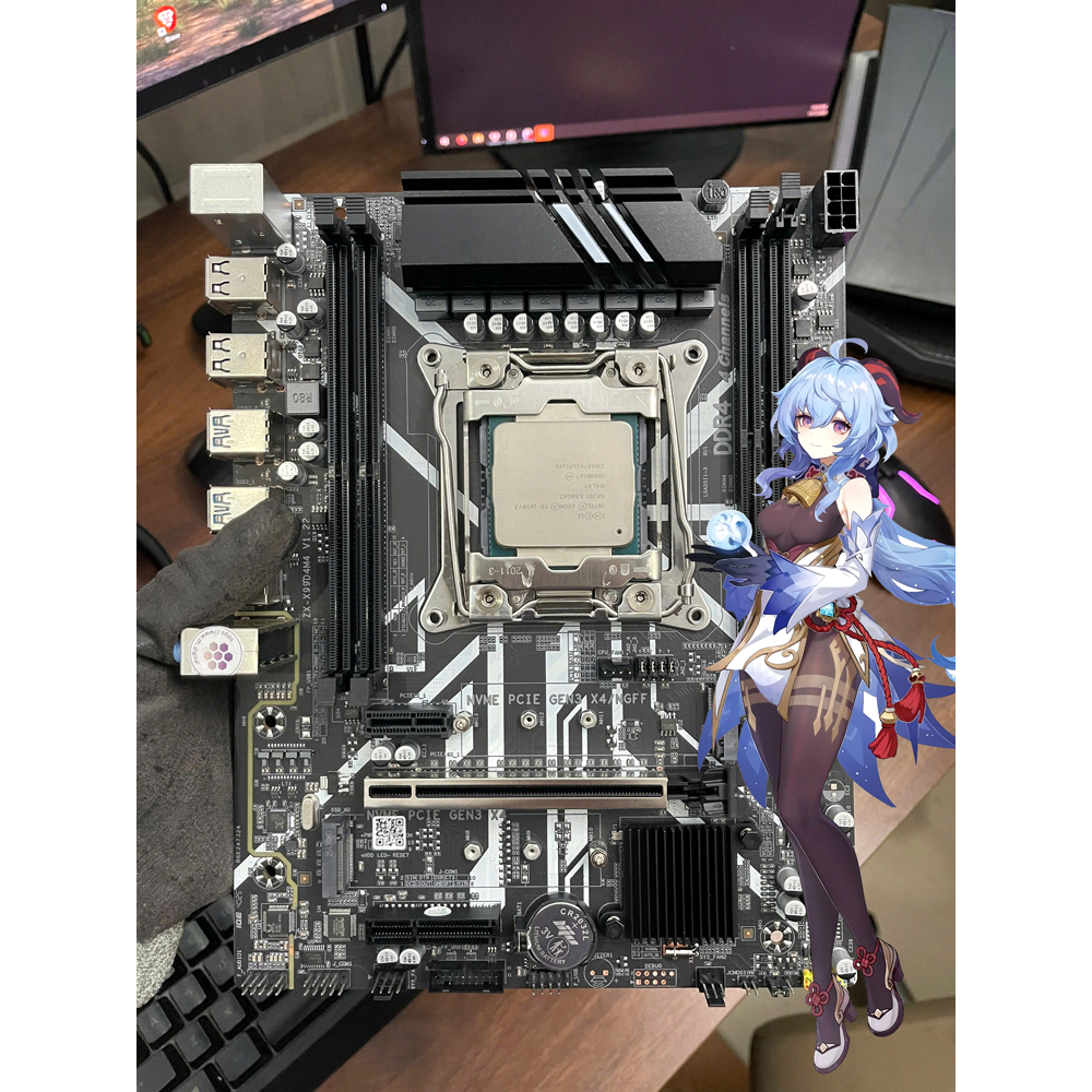 Main X99 DDR4 Gaming Plus Hỗ trợ xeon v3, v4