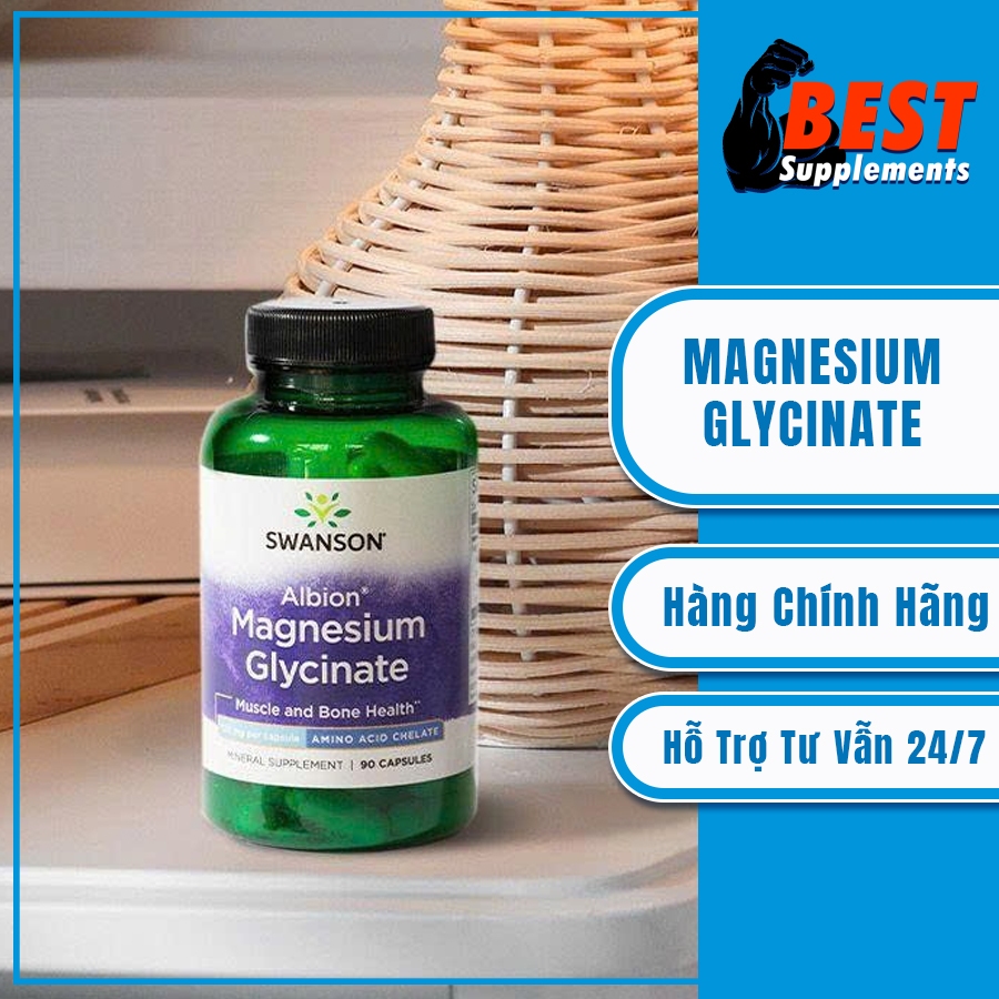 Swanson - Viên Uống Magnesium Glycinate 90v