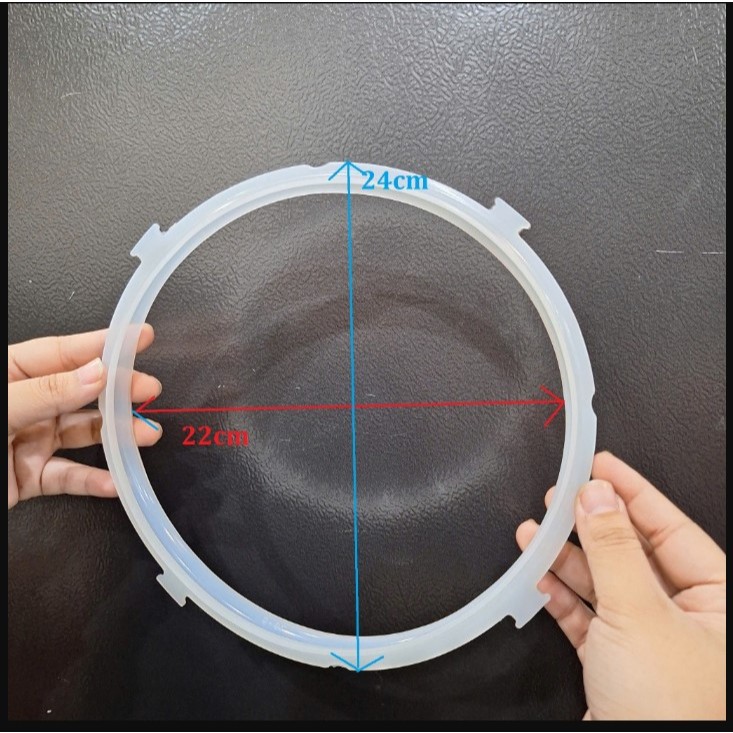 [Gioăng tốt - mã #2 - 4 tai]-Gioăng cao su nồi áp suất đa năng Midea - Gioăng nồi áp suất điện Midea