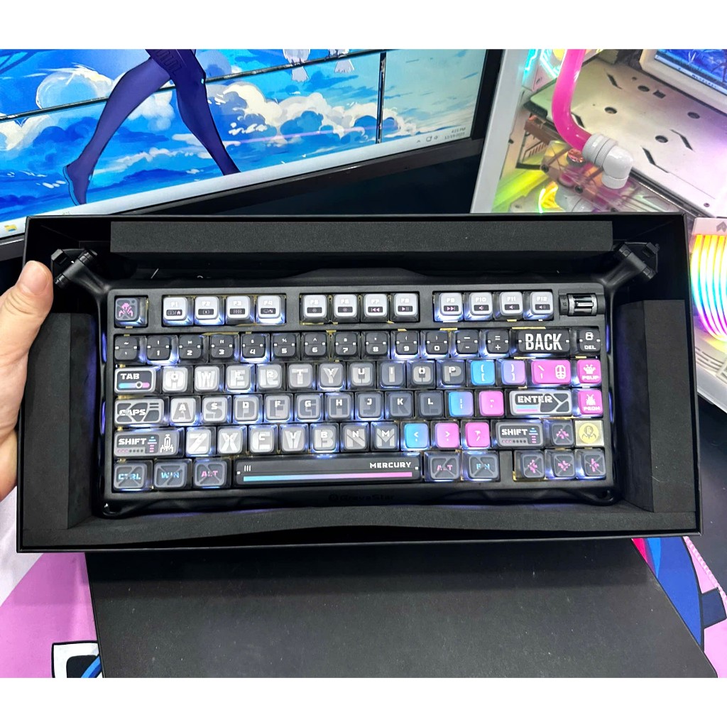 Bàn phím cơ GravaStar Mercury K1 Pro Special Edition – Cyberpunk , giá rẻ nhất thị trường