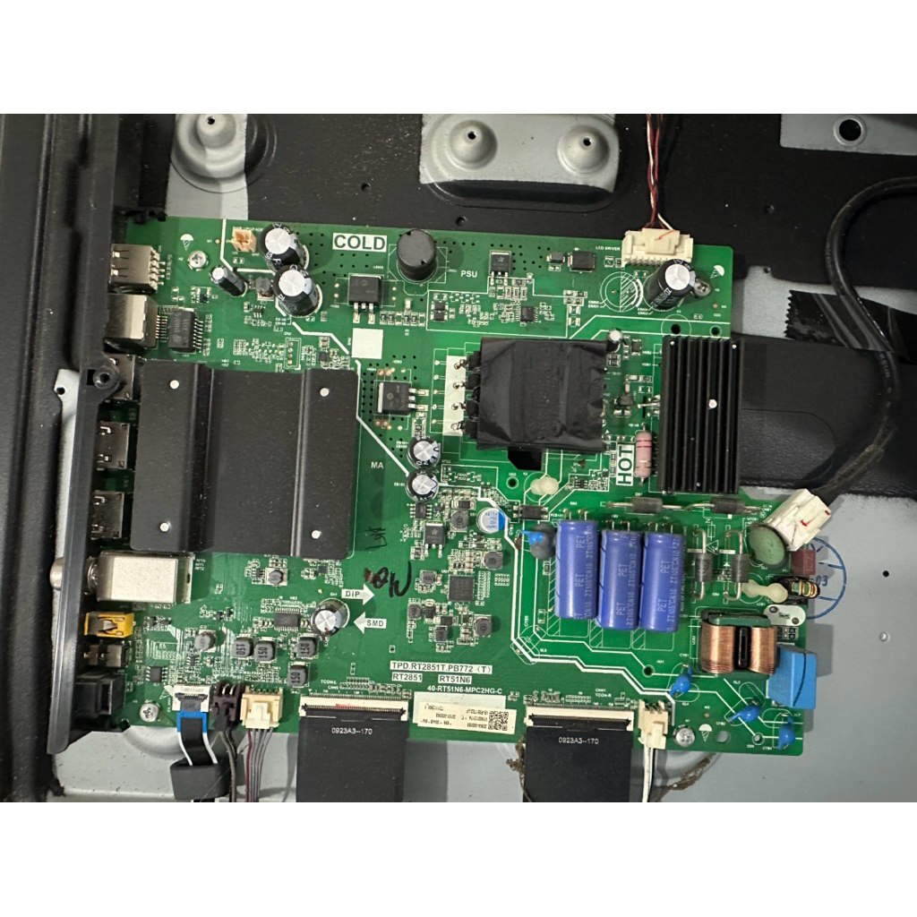 Bo mạch TV TCL 50P615 (bo tích hợp nguồn + main)