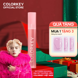   LIVE  Son Velvet COLORKEY Chất Son Kem Nhung Mịn Lì Mềm Mượt Trên Môi 3g 