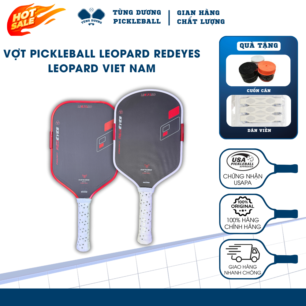 Vợt Pickleball LeoPard REDEYES Project - LeoPard Việt Nam