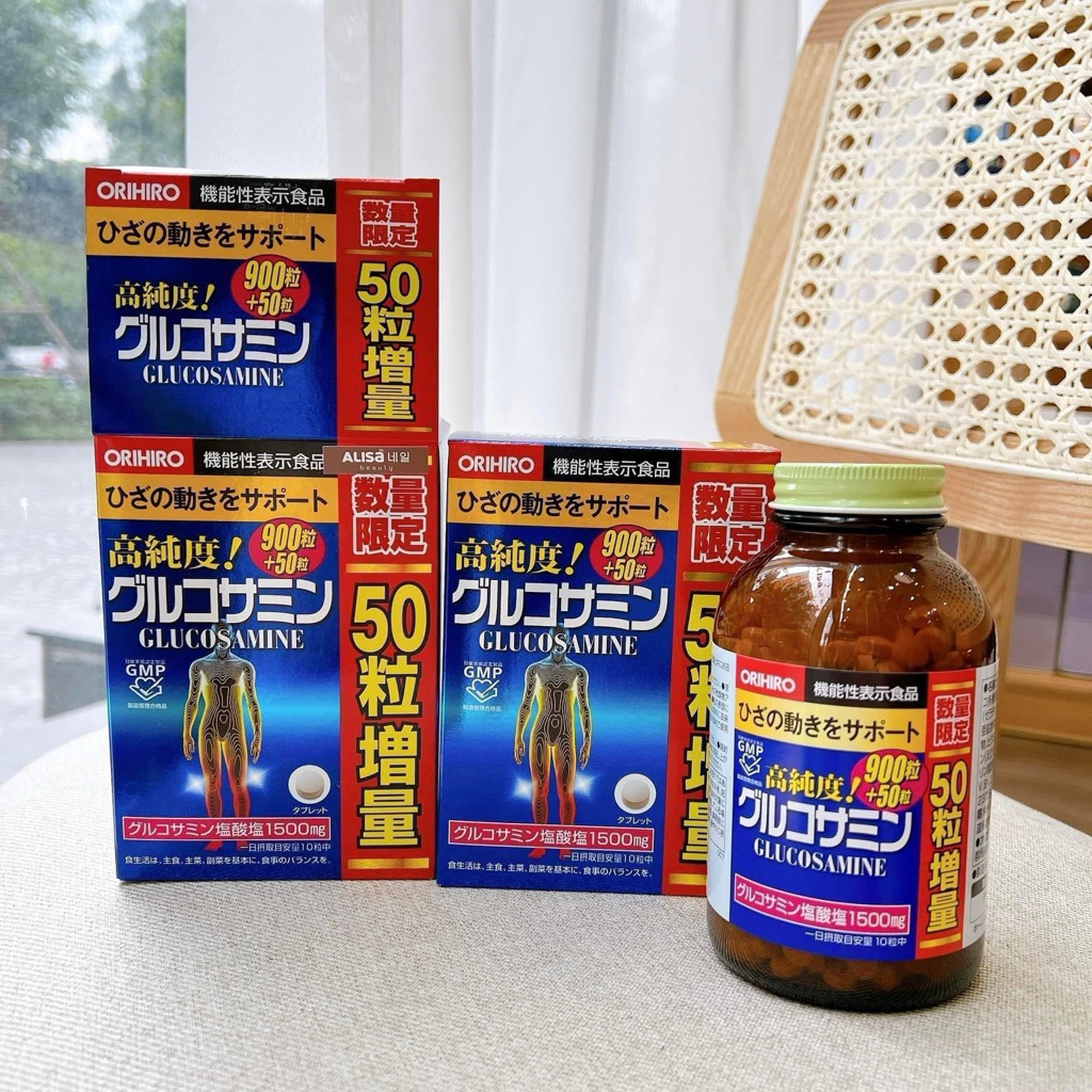 Viên uống Glucosamine Orihiro 1500mg Nhật Bản