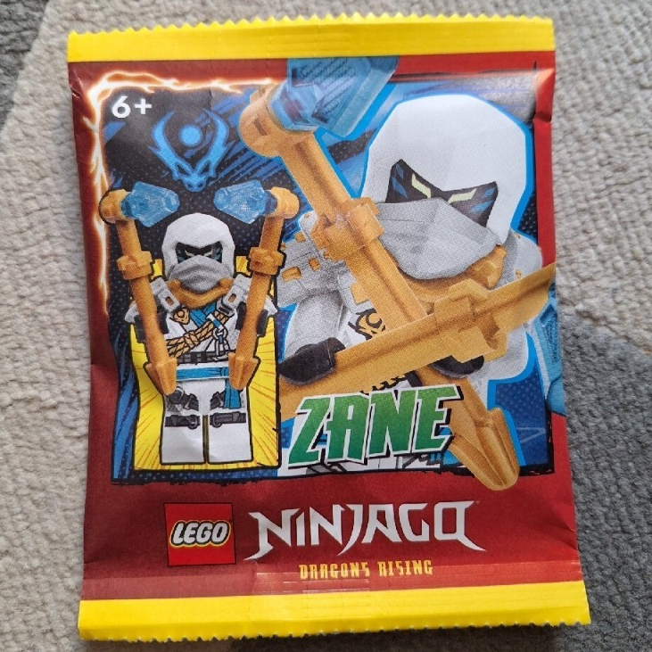 892410 LEGO NINJAGO Dragons Rising Season 2 - ZANE Climber paper bag/foil bag #2 - Túi Nhân vật Zane
