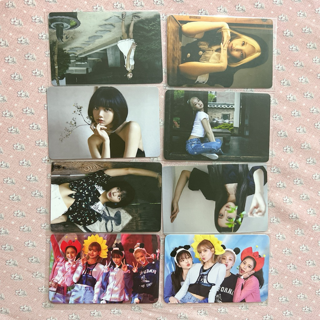 [ OFFICIAL] Thẻ card blackpink jisoo jennie lisa rosé sd 20 hàng chính hãng