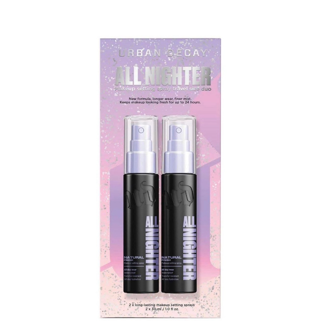 Moomoocos - Tách set xịt khoá nền Urban Decay All Nighter Bản mới Set - Lock - Hydrate 30ml x 2