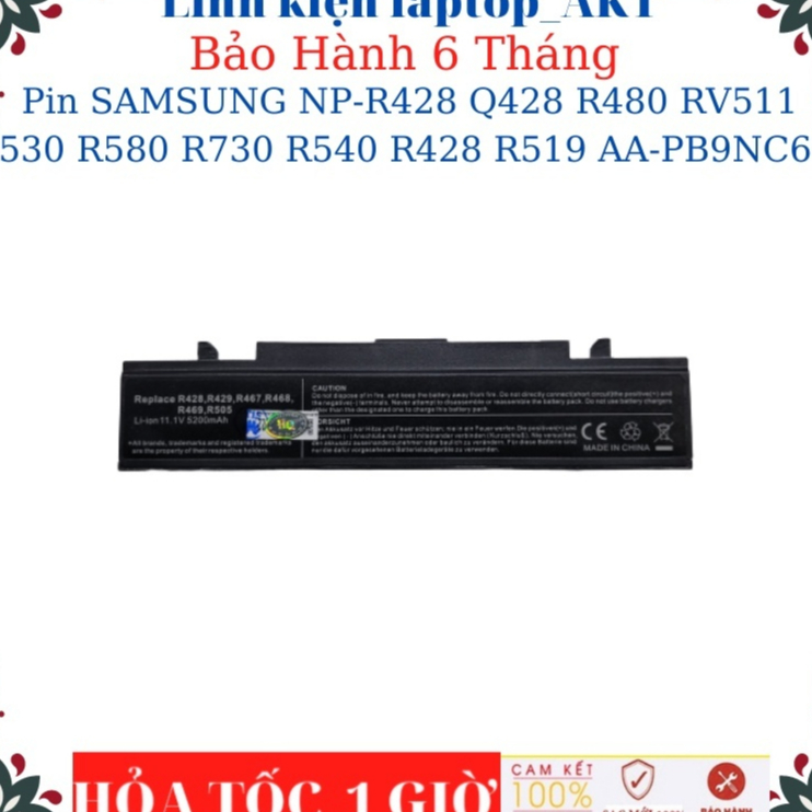 Pin Laptop SAMSUNG R428 Q428 R480 R478 RV511 R530 R580 R730 R540 R519 AA-PB9NC6B AA-PB9NS6B AA-PB9NC