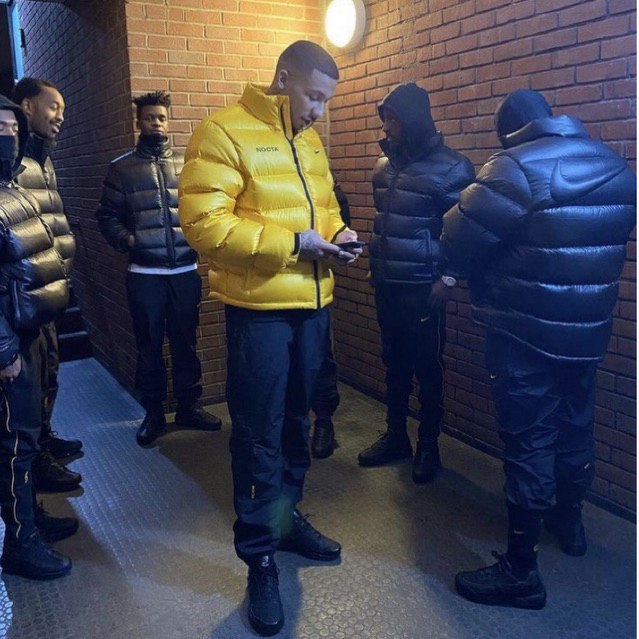 Áo Phao Nike x Nocta Lông Vũ Vải Bóng Chống Thấm Nước Nhẹ Phong Cách HipHop Đường Phố, Nike x NOCTA 