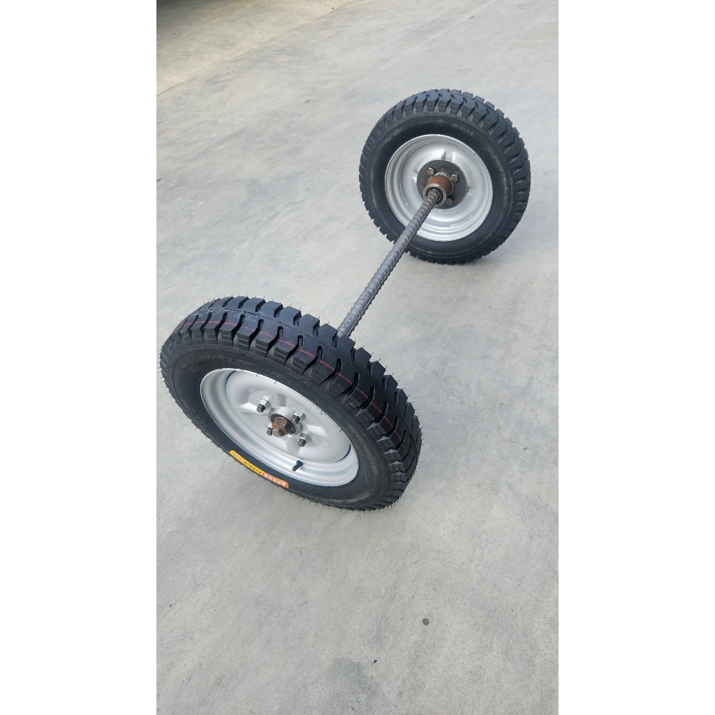 Trục xe lôi ( xe ba gác cỡ  lớn), là loại trục dùng chế tạo xe ba gác chở hàng, Lắp bánh 500-12