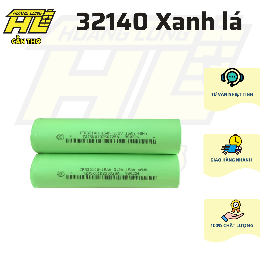 32140 Màu Xanh lá (15Ah) - TẶNG KÈM KHUNG Chuyên Dụng