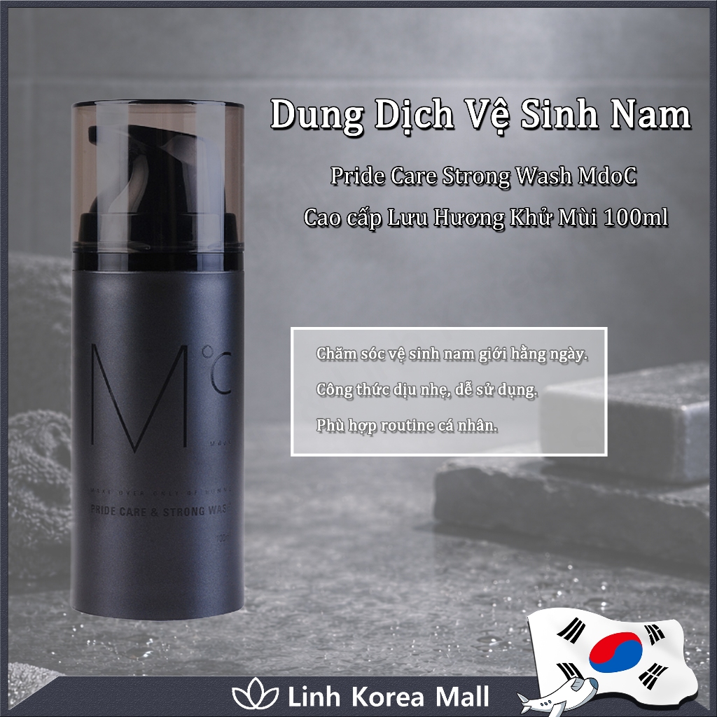 Dung Dịch Vệ Sinh Nam Giới MdoC Pride Care & Strong Wash (100ml)