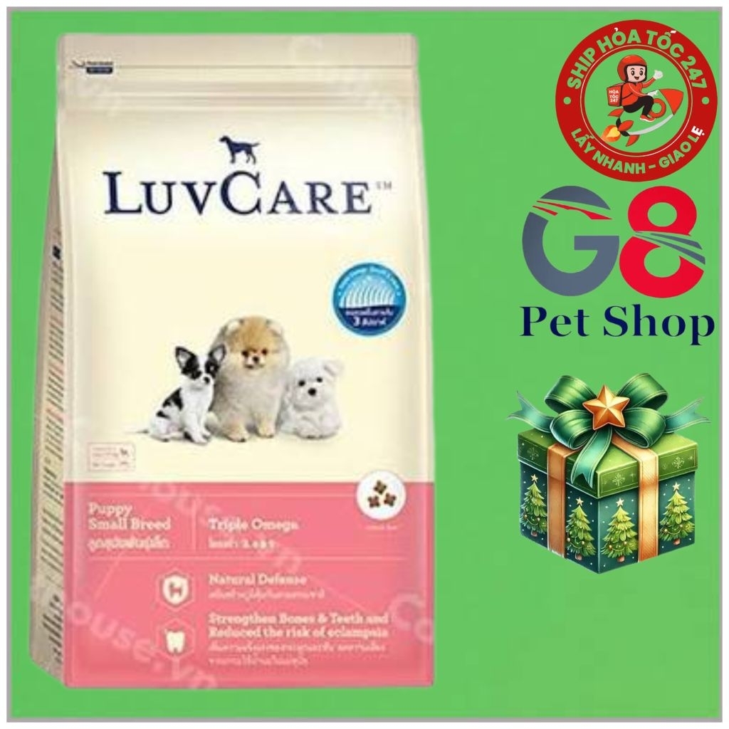 2kg Puppy Small Breed Luvcare - Thức Ăn Hạt Cho Giống Chó Nhỏ