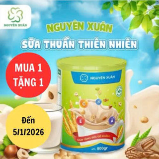  Sữa Hạt Organic Nguyên Xuân   800gr  thức uống giảm cân làm từ 14 loại hạt với cỏ ngọt 
