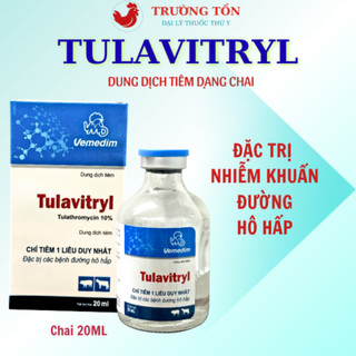 Tulavitryl 20ml - Hỗ trợ chữa và phòng các bệnh do vi khuẩn nhạy cảm với Tulathromycin trên gia súc gia cầm