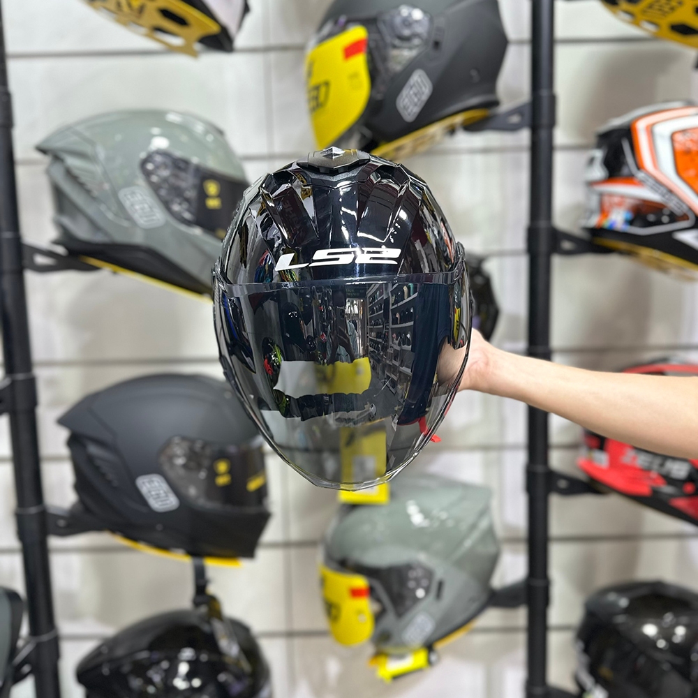 Kính thay thế cho mũ bảo hiểm LS2 OF610 chính hãng (KHÔNG BAO GỒM MŨ) - Helmets 4U