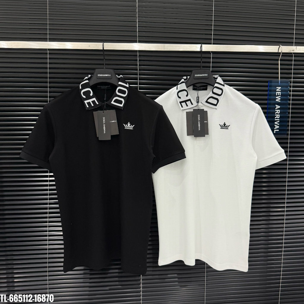 [DEAL MỞ BÁN] Áo Polo DG Chất Cotton Gai 280gsm Cao Cấp Dày Dặn, Form Unisex Nam Nữ | Dendi Store - 
