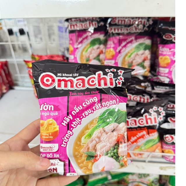 Thùng Mì Omachi Sườn /Bò /Hải Sản Chua Cay /Xốt Spaghetti