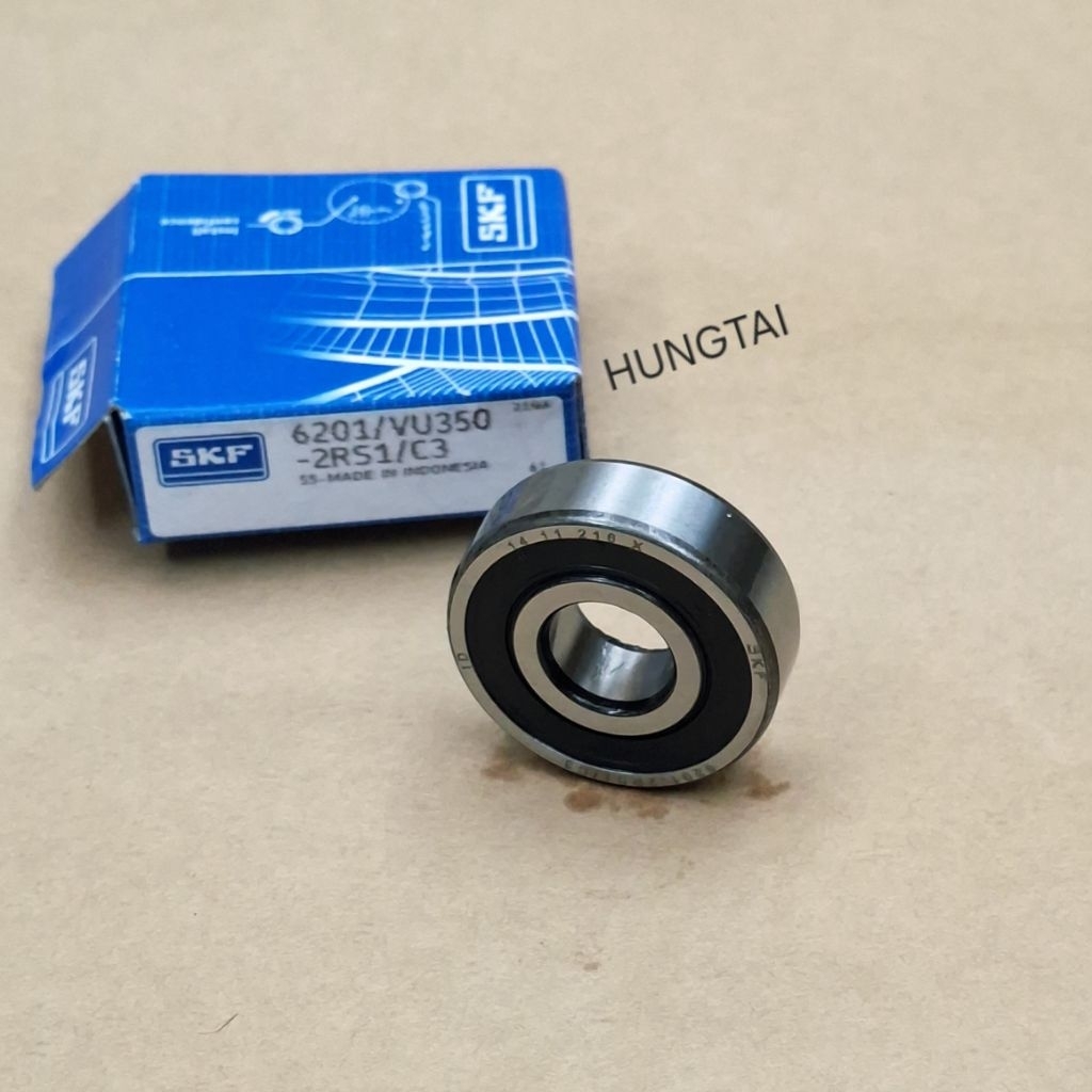 Vòng bi, bạc đạn SKF đùm bánh mâm xe WAVE, FUTURE, WINNER... 6201 zin