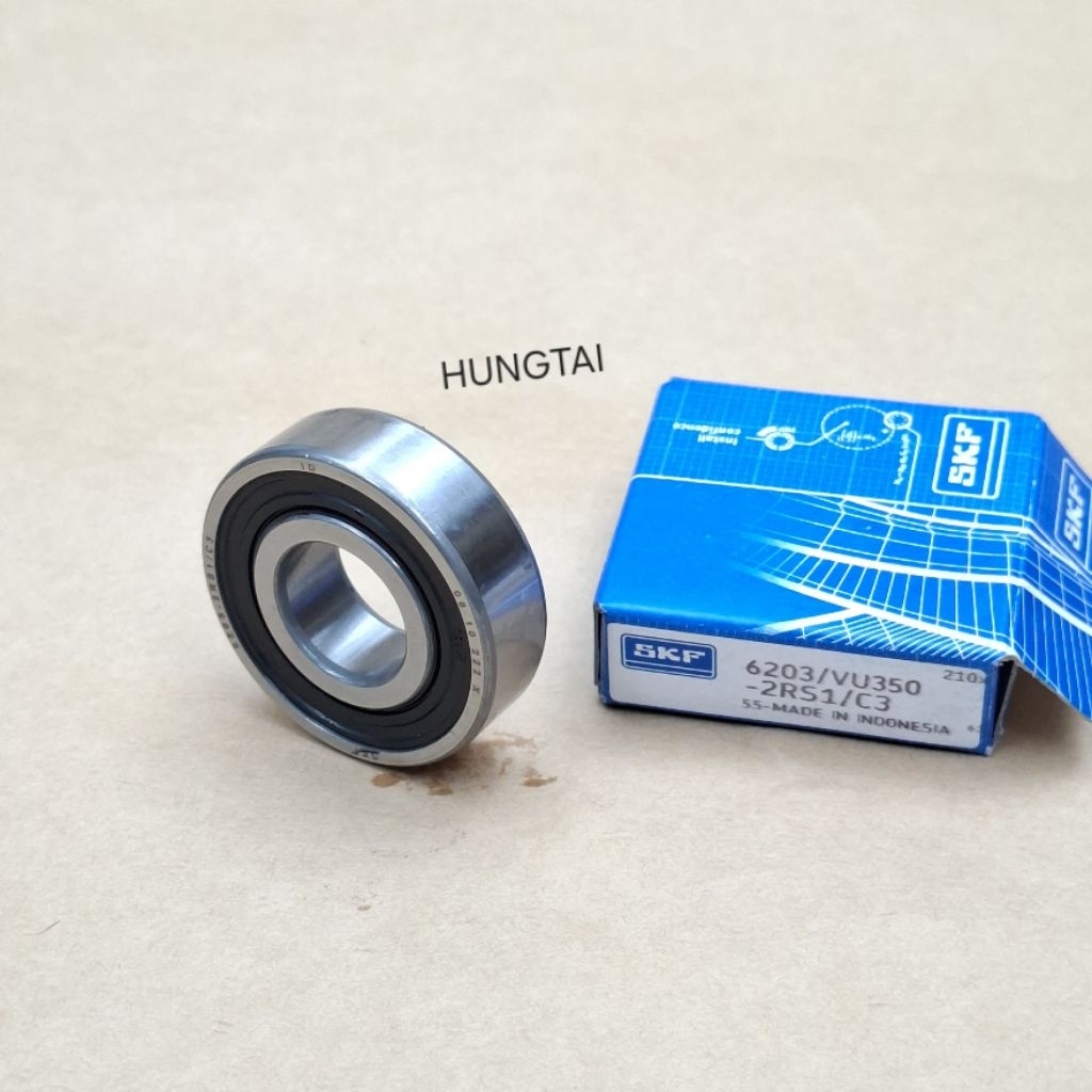 Vòng bi, bạc đạn SKF cùi dĩa nhông tải DREAM, WAVE, FUTURE, CUB.... 6203 zin